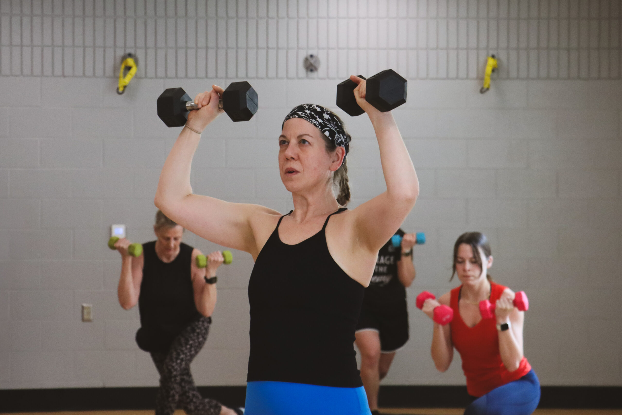 Parents with their children